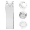 Garrafas de armazenamento frascos transparentes garrafa de plástico de 500 ml de recipiente vazia para uso diário em casa