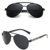 L2020 mode runda solglasögon glasögon solglasögon designer märke black metall ram mörk 50 mm glas linser för män kvinnor bättre bruna fall