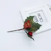 Dekoratif Çiçek Çelenkleri Artracyse Diy Takı Malzeme Simülasyon Köpük Berry El Yapımı Çelenk Noel Meyvesi Blueberry Cherry Mini