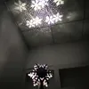 Noel Ağacı Topper LED Snowflake Yıldızı Üst Işık Yansıtma Lambası Işık Altın Partisi Romantik Noel Dekorasyonları Ev 201006