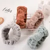 Coral Fleece Wash Face Bow Hairbands For Women Girls Makeup SPA Bath Shower Headwear Faixas de cabelo Turbante Headwrap