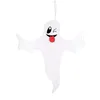 Halloween Decoration Props Creative Smiling White Ghost 3D Windsock Scary Party Holiday Accessories Haunted House Decorations Garden Gate Fence Ornaments