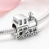 Nieuwe aankomst 925 sterling zilveren vliegtuig kralen reizen rond wereld fit ontwerper Originele ketting armband kralen sieraden maken Q0531