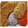 1 pc 100g Chenille Przędza Nowy Miękki Gruby DIY Dzianiny Aksamitny Maniorwany Chunky Sweter Crochet BluePink Knitting Babysoft Wełniany Craft Y211129