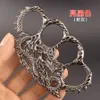 Iron Chinese Dragon Four Fingers Clasp Fist Defense Tiger Finger Boxing Set Juridisk Själv Designer Hand Brace Ringar Yt5y