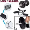 2 pcs 25/28/30 mm Fitness Barra Barbell Primavera Dumbbell Sport Braçadeira Gravata Kit de Levantamento Padrão Bloqueio Ginásio Peso Clipes Bar Grip Treinamento de Força de Exercício Eletrô