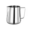 Roestvrijstalen melkkan schuimende werper Espresso Koffie Barista Craft Latte Cappuccino Milks Cream Cup Foothings Pitcher No Scale 20220107 Q2