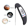 Digital LCD Food Thermometer Probe Folding Kök Termometer BBQ Köttugn Vatten Oljetemperatur Testverktyg RRF13654