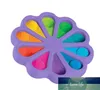 Fidget Speelgoed Vinger Bubble Floral Press Relief Vingertop Toy Stress Educatief Kids Baby Gift Squeeze Sensor OWF8586