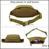 Esportes de pesca OutdoorsFishing Aessórios Bumbag Pacote Tático Militar Militar Cintura Impermeável Bolsas De Correia Para Telefone Móvel Música Cintura-Saco Wi