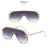 Big Frame Consoined Metal Солнцезащитные очки Trend Sun Glass для мужчин и женщин