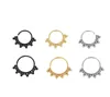 50 pcs cirúrgico anel de aço brinco septo anéis orelha hélice cartilagem diath nariz piercilhos piercing jóias 20g navio