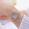 2021 Relógios de moda para mulheres diamantes Top de luxo Brand Ladies White Bracelet Crystal Women039s Watch Watch Relogio feminino7806129