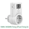 TIMERS 1PC EU PLUG NOCKDOWN TIMER SWITCH SMART CONTROL Plug-In Socket Auto Stäng Outlet Automaticl Slå Electronic Device