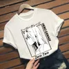 Sevgilim franxx Anime Harajuku Sıfır İki Güzel Kız Baskı T Gömlek Erkekler Gevşek Yaz Kısa Kollu Chic Erkek T-shirt Tops X0621