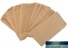100pcs 6x10cm Kraft Paper Seed Bag Soaking Seed Bag Paper Use Kraft Hybrid B1J8