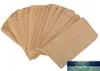 100pcs 6x10cm sac de graines de papier Kraft trempage sac de graines utilisation de papier Kraft hybride B1J8