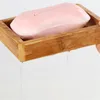 11.7x9cm Square Soap Holders Bamboo Bathroom Soaps Dishes Washing Hands Fashion Household Accessories 4 2sl Q2