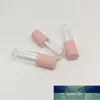 10st 4ml läppglans tomma plaströr Utsökt mini klar lipgloss Förpackningsbehållare återanvändbar dispenserflaska med rosa fabrikspris Expert designkvalitet