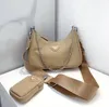 Reedición 2005 Diseñadores de nylon bolsos de hombro diseñador de bolsos de cuero de alta calidad - venta de bolso de cadena de lujo con cuerpo cruzado para dama 3320