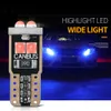10 stks T10 LED W5W 194 3030 6SMD CANBUS Geen fout Auto Interieur Licht LED Instrument Lampen Bulb Wedge Licht 12V 6000K White Yellow