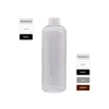 Lagringsflaskor burkar 300ml Tom plastfyllningsbar flaska med vit transparent svart skruvlock Cosmeticos Feminino Pet Round Container