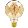 Bulbos Home Retro Bulbo E27 Luz LED Filamento 110 V 220 V 4W Dimmable G95 Vintage Ampola Lâmpada Espiral Incandescente