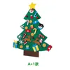 Christmas Decorations Felt Tree Wall Hanging Fake Xmas For Home Year Ornaments 2021 Kids Navidad DIY