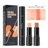 Double-headed Concealer Stick Color Correcting Face Makeup Waterproof Contour High Gloss Shadow Nose Shadow Oil Control