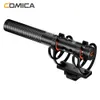 Comica CVM-VM20 mikrofon 3,5 mm Super Cardioid Condenser Video Intervju Mic Smartphone DSLR-kamera