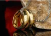 High Quality 18K Color Rings Good Gift Yellow Gold One Ring Of Power Jewelry for Women Men254x