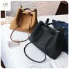 Schoudertassen Casual matte lederen emmers tas voor vrouwen ontwerper handtassen luxe PU Messenger grote capaciteit bakken dame portemonnees