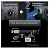 12V 19MM Aluminum Car DIY Refitting LED Autostart Push Button Switch Engine Start Momentary Starter Car Universal Accessories