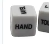 2 PCS/Pair 16MM Acrylic Dice Gaming Erotic Dice Toy Couple Novelty Love Funny gift Leisure Sports 162 X2