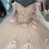 rosa älskling quinceanera klänningar boll klänning 3d blommor formell prom examen klänningar prinsessa söt 15 16 klänning vestidos