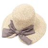 Breda brimhattar 2021 sommar för kvinnor strand sol hatt halm sombreros de sol gorro cappelli da sole chapeau paille zon hoeden panama