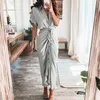 Casual Dresses Summer Fashion Women Dress Party Elegant Robe Femme Sexy Ladies Long Vestidos Roupas Femininas Maxi Woman Clothes