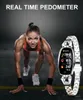 H8 Fashion Women Smart Watch Bracelet 0.96inch OLED معدل ضربات القلب لضغط الدم مراقبة عداد الخطى للياقة التعقب للماء الإناث 288p