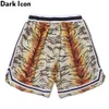 Pantaloncini da uomo sfumati Leopard Street Fashion Summer Jersey Materiale Shorts Uomo 210603