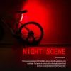 3 Colors Waterproof 5 LED MTB Bike Bicycle Rear Tail Light RED Lamp 4 Mode USB Recharge Bicycle Lights Bicycle Accessories