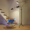 Loft Stand lampadaires Pour Salon Bar Studio Trépied Table Lampe De Bureau Noir Blanc Couleur Debout