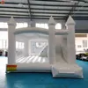 Jogos ao ar livre Atividades Casamento Bouncer Jumper Inflável Branco Com Slide Jumping Combo Esporte Ao Ar Livre Air Bounce House para renta2169308