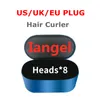 Högkvalitativ hårkrullare 8-heads multifunktionshår styling enhet automatisk curling järn torktumlare för normalt hår EU / uk / oss med presentförpackning