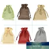 Zak Jute Linen Drawstring 가방 선물 가방 Jutte Zakjes DIY 수제 가방 팩 크리스마스 파티 웨딩 쥬얼리 파우치