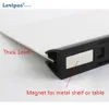 Sign Holder Magnetic Slot Base Stand with Label Clips Fasten Acrylic Panels Plexiglass Sheets