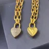 Sıcak Ürünler Goldplated Kolye ve Kadın Kalp Bilezik Için Bilezik Moda Charm Kolye Zinciri Jewelryl