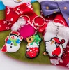 Mode söt santa julfestival gåvor gummi nyckelring silikon tecknad nyckelringar mjuka pvc nyckelringar fabrik direkt pris