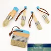 5 Pieces Chalk and Wax Paint Brushes Natural Bristles Wooden Handle DIY Painting and Waxing Brushes for Art Craft Factory price expert design Quality Latest Style