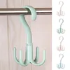 Hangers & Racks Multifunctional Hanger With Four Hooks Household Organizer Storage Holder 15.5x9.5x4cm Colorful Clothes Scarves Tools