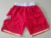 Men Sport Team Shorts Zużycie koszykówki bez kieszonkowej krótkie spodnie dresowe Haftowe czarny biały fioletowy niebieski rozmiar S M L XL XXL